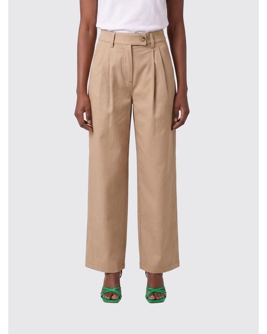 Max Mara Natural Casual Pants With Belt Loops