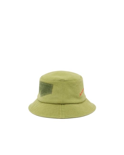 J.W. Anderson Green Jw Anderson Anchor Logo Bucket Hat for men