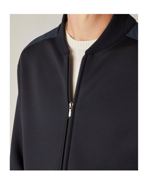 Loro Piana Blue Zippered Casual Jacket for men