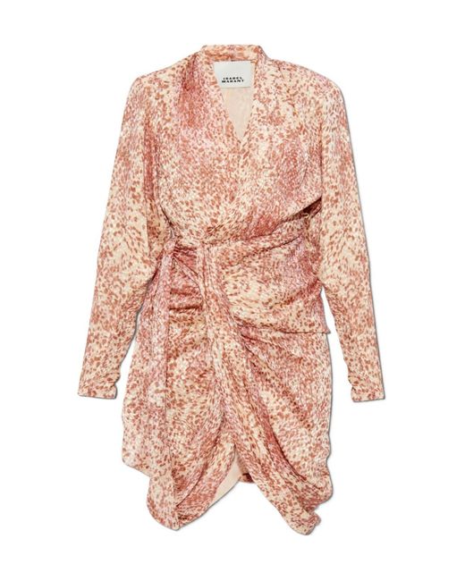 Isabel Marant Pink Cleora Mini Dress