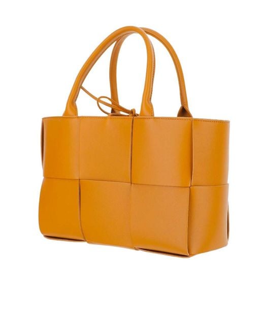 Bottega Veneta Orange Small Arco Tote
