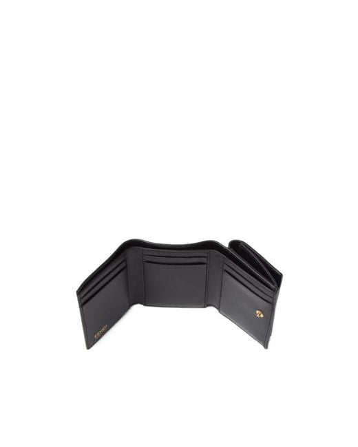 Fendi Black Ff Mini Trifold