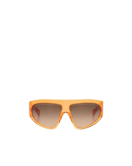 Balmain Pink Eyewear B-Escape Geometric Frame Sunglasses