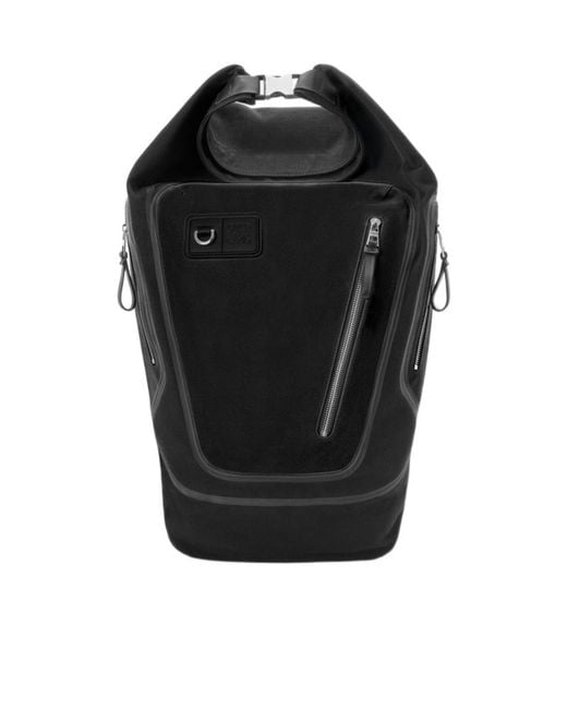 Loewe Black Flex Roll-Top Backpack for men
