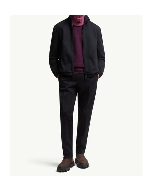 Moncler Blue Zip-Up Simorre Jacket for men