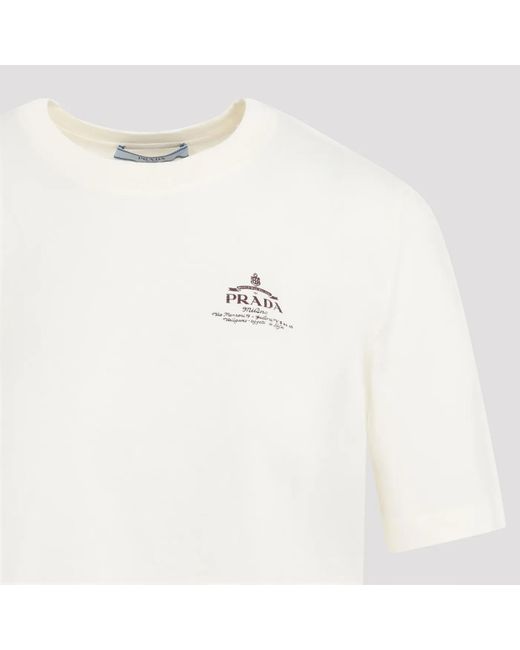 Prada White Giracollo