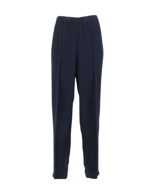 Fabiana Filippi Blue Elastic Waist Pants