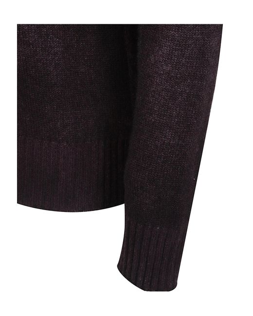 Avant Toi Black Crew Neck Sweater