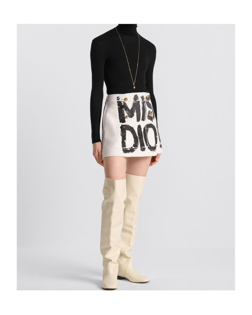 Dior Multicolor Wrap Miniskirt