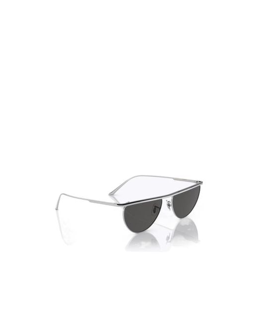 Oliver Peoples White 1984C Round Frame Sunglasses