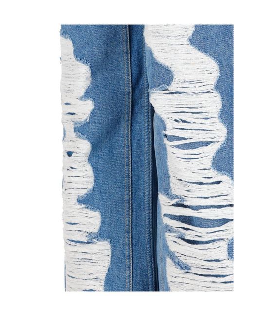 Givenchy Blue Oversized Jeans