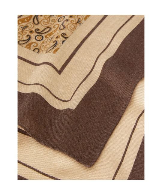 Loro Piana Natural Printed Scarf for men