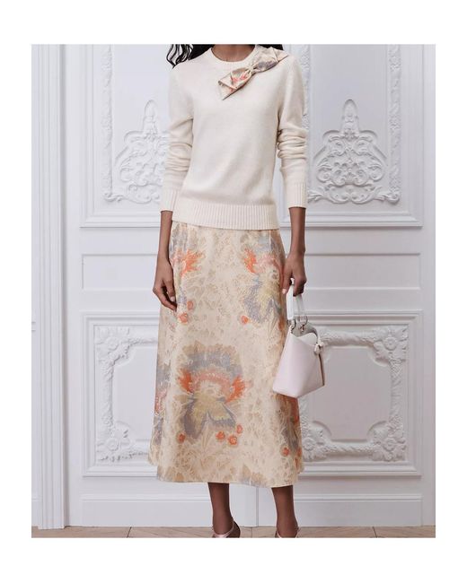 Dior White Sweater With Bow
