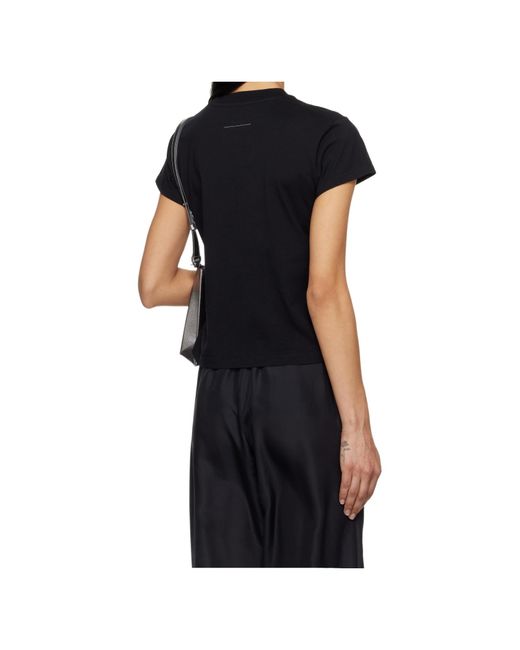 MM6 by Maison Margiela Black Pool Print T-Shirt