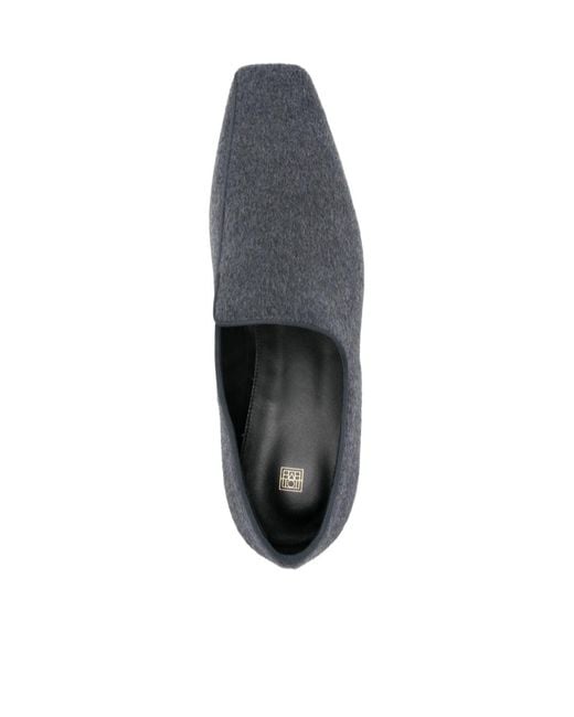 Totême Gray The Piped Loafer