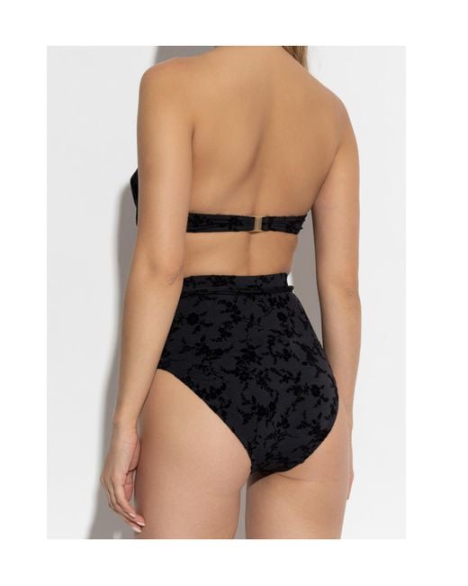 Zimmermann Black Wylie Bikini Top