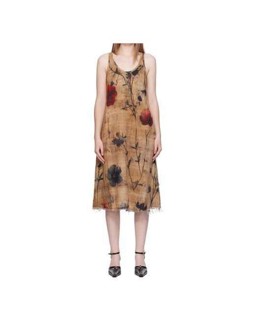 R13 Natural Tank Double-Sided Dress