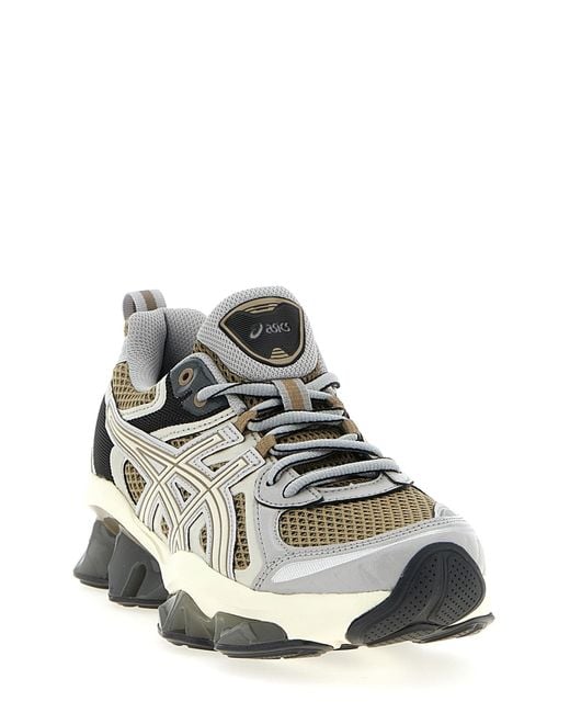 Asics White Gel-Quantum Kinetic Panelled Low-Top Sneakers for men