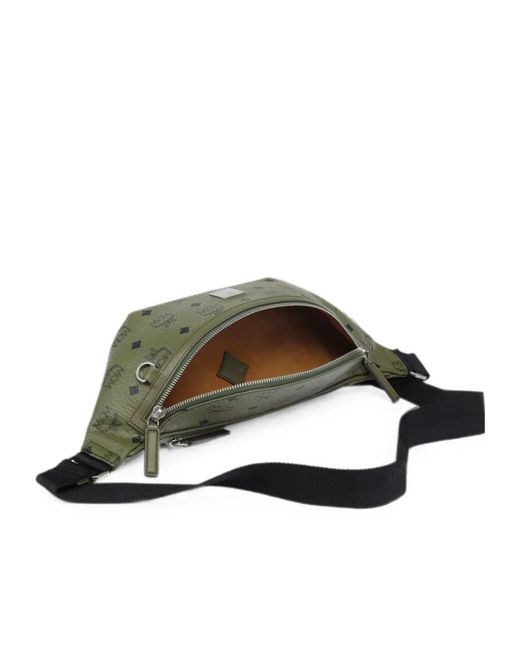 MCM Green Fursten Vi Belt Medium Bags for men