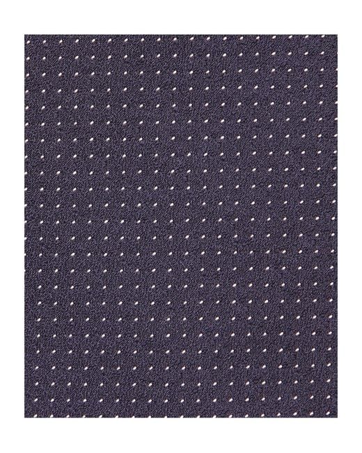 Giorgio Armani Blue Pointed-Tip Tie for men