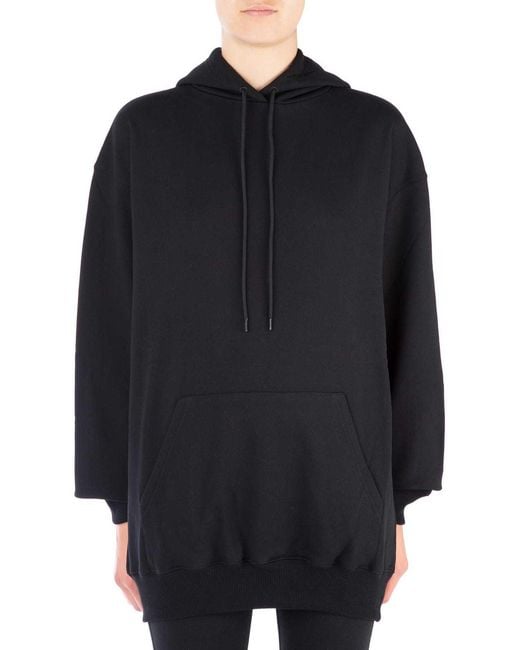 Balenciaga Blue Cotton Oversized Sweatshirt
