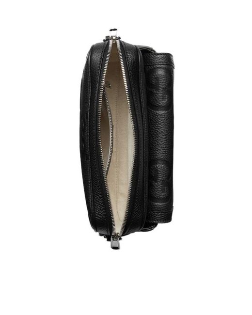 Gucci Black Jumbo Gg Small Crossbody Bag for men