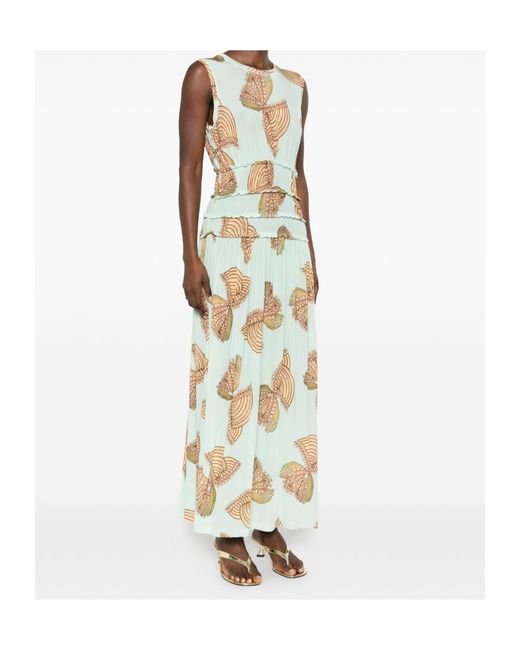 Ulla Johnson Metallic Kamaria Sleeveless Maxi Dress