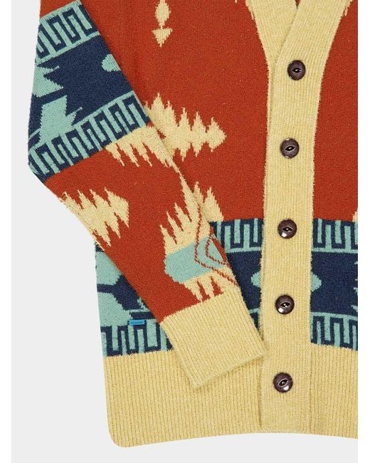 Alanui Multicolor Patterned Button Cardigan for men