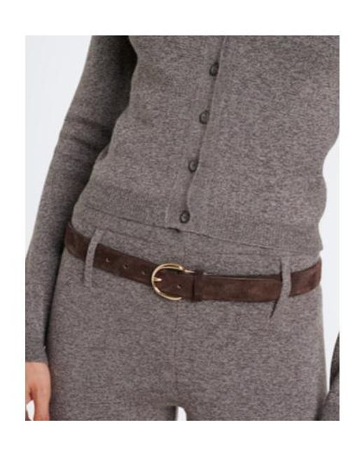 Magda Butrym Gray Wool Cardigan