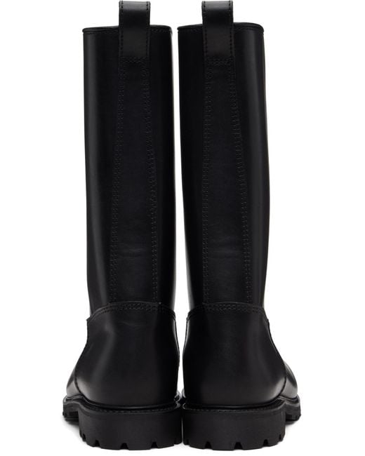 Rier Black X Ludwig Reiter Collaboration Tractor Mid-Calf Boots for men