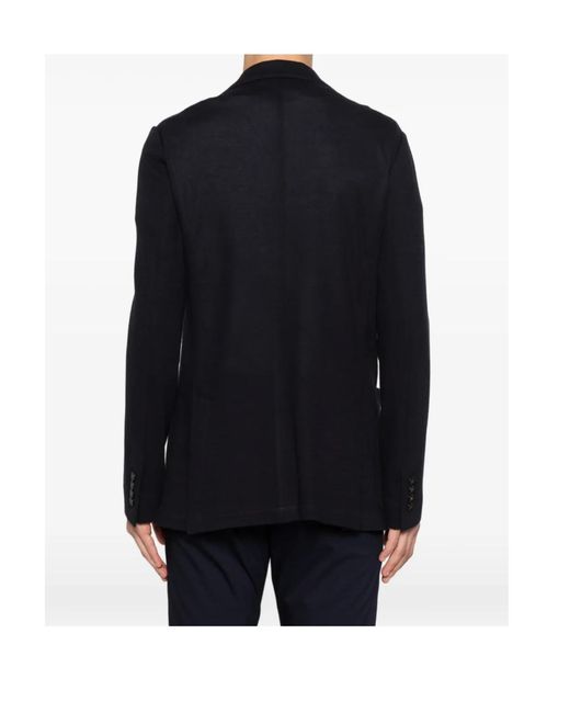 Canali Black Long-Sleeved Jacket for men