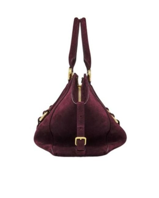 Alexander McQueen Purple Farringdon Medium Tote Bag