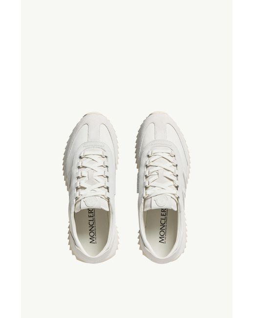 Moncler White Pacey 2 Lace-Up Sneakers for men