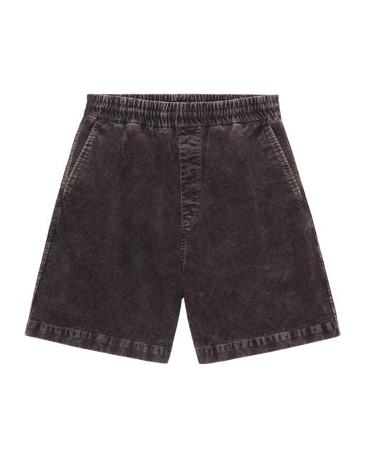 Carhartt Gray Reynold Corduroy Shorts for men