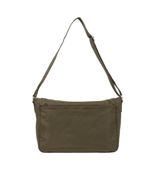 A.P.C. Metallic Archive Buckled Messenger Bag for men