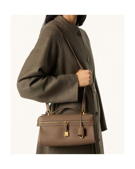 Loro Piana Brown Extra Softy Bag L29 Shoulder Bag