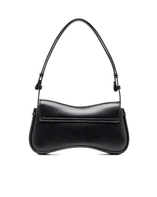 DIESEL Black Play Logo Plaque Clutch Bag