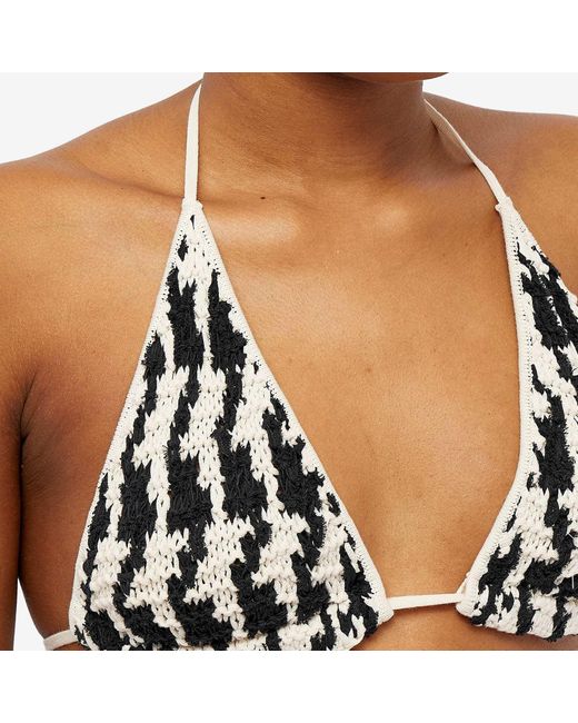 Anine Bing Multicolor Omar Knitted Bra