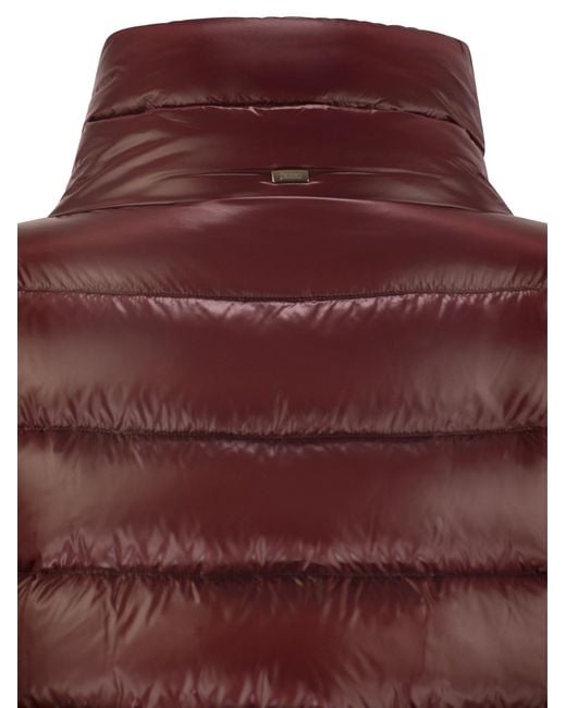 Herno Brown Turtleneck Down Jacket