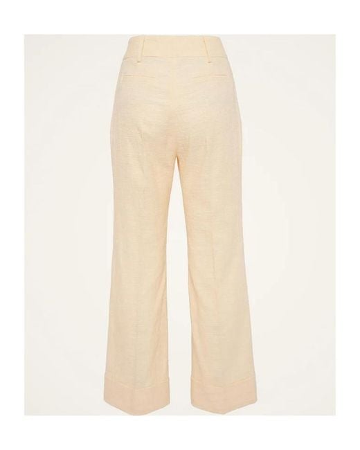 LaDoubleJ Natural Hendrix Button-Fastening Straight-Leg Trousers