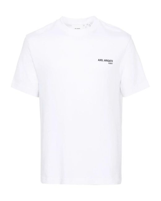 Axel Arigato White Crew Neck T-Shirt for men