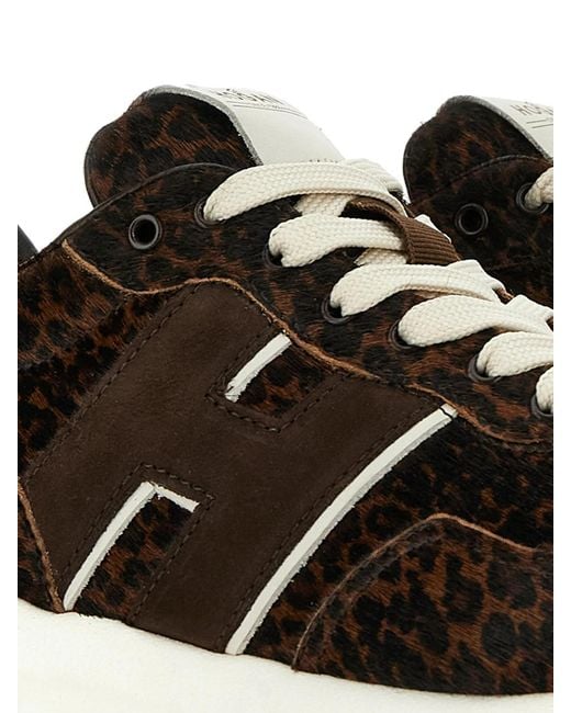 Hogan Black H641 Low-Top Sneakers