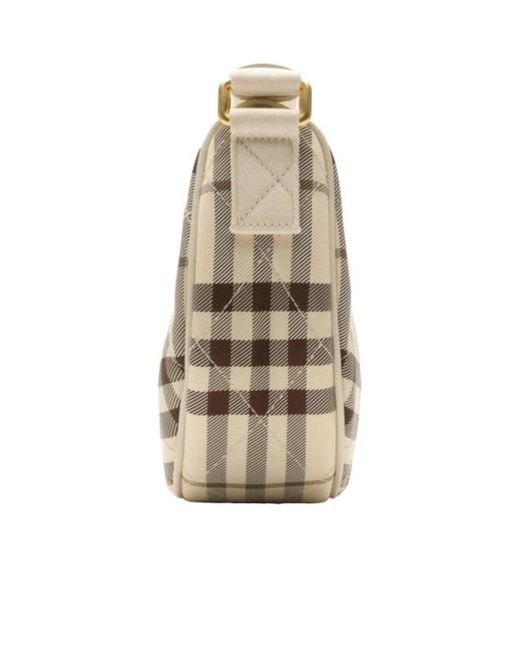 Burberry Natural Horseshoe Crossbody Bag
