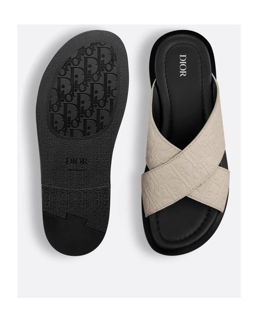 Dior White Alias Sandal for men
