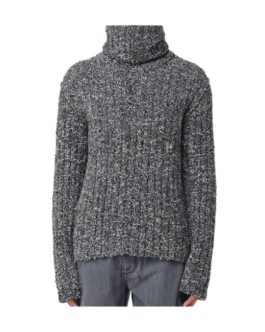 Dolce & Gabbana Gray Turtleneck Sweater for men