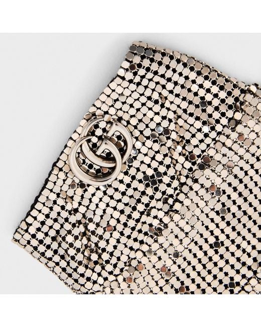 Gucci White Fingerless Gloves