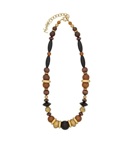Saint Laurent White Oversized Necklace