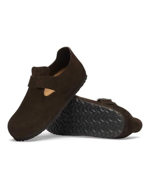 Birkenstock Brown London Suede Leather for men