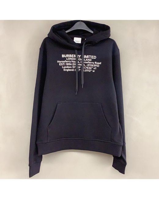 Burberry Black Printed Sweater