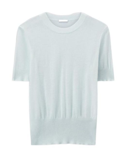 Joseph Blue Short-Sleeve Round-Neck T-Shirt